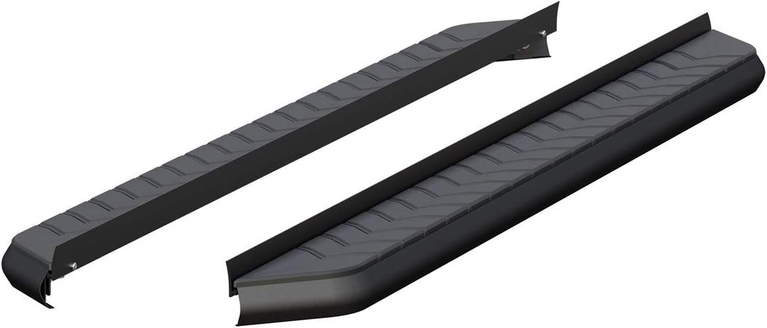 ARIES 2051970 AeroTread Running Boards 5 in. Carbide Black Powder Coat Aluminum Mounting Brackets Sold Separately AeroTread Running Boards