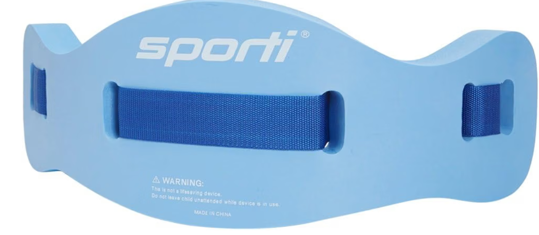 Sporti Adult Unisex Swim Float Jog Belt for Water Fitness Exercises
Adjustable Strap, Quick-release Buckle, Closed-cell Foam, Chlorine-resistant, Contoured Design, Dry Quickly, Swimming Trainer