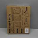 Rest-Eazzzy Cat House for Outdoor Cats, Weatherproof and Insulated Feral Cat House with Mat and Canopy, Easy to Put Together, Selfwarming Cat Shelter for Winter(13 * 13 * 14" Black with Support)