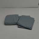 Amazon Basics Lightweight Super Soft, Wrinkle-Free Easy Care Microfiber 4 Piece Bed Sheet Set with 14-Inch Deep Pockets, Queen, Spa Blue, Solid