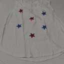 FAYALEQ American Flag Tank Top Women USA Star Sequin Sleeveless Tee Patriotic Shirt 4th of July Summer Vest Tops (X-Large)