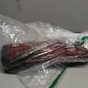 Buganda Front Door Mat Indoor Outdoor Entrance, Non-Slip Natural Rubber Doormats, Easy Clean, Low Profile, Dirt Trapper Entryway Floor Mats for Outside, Garages and Patios, 29.5x17,  Red