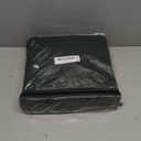 Twin Duvet Cover Set Pintuck - Forest Green 2 Piece With Button Closure, 1 Pinch Pleated Cover 68x90 Inches and 1 Pillow Sham, Luxury Bedding