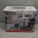 Kitchen in the box Stand Mixer,3.2Qt Small Electric Food Mixer,6 Speeds Portable Lightweight Kitchen Mixer for Daily Use with Egg Whisk,Dough Hook,Flat Beater 