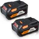FERRYBOAT R840087 7.0Ah Replacement for Ridgid 18V Lithium Battery R840087 R840083 R840086 R840085 R840084 AC840085 AC840086 AC840087P AC840089 Power Tool Battery 2 Packs