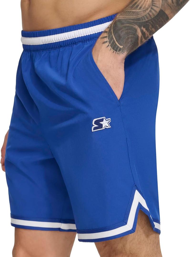Starter Mens Quick Dry Stretch Volley Swim Trunk (X-Large, Royal)