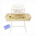 CATCHY -Food Catcher- Compatible with Cybex Lemo High Chair +12 Other High Chairs -Highchair Sold Separately- Baby & Toddler Food & Mess Catcher -Premium Linen Inspired- Under High Chair Accessory, Sandstone, For Cybex Lemo