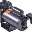 VEVOR 115/230 Volt Sprinkler Irrigation Pump, 1.5 HP, 66 GPM Shallow Well Jet Pump, Heavy-duty Cast Iron, 3450 RPM, 1 in NPT Outlet 1-1/4 in NPT Inlet, 20-40 PSI, for Lawn Sprinkler Irrigation System