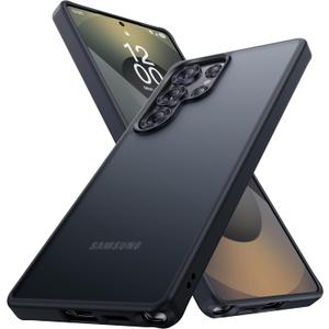CASEKOO Genuine Official for Samsung Galaxy S25 Ultra Case [16FT Military Drop Protection] [Anti Stain Tech] Slim Matte Translucent Shockproof Protective S25 Ultra Case 6.9'', Black