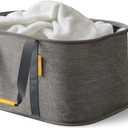 Hold-All - Collapsible Folding 35L/9.2 Gallon Washing Laundry Basket Bag, Durable Fabric, Moisture Resistant, Grey
