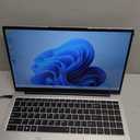 15.6 32GB RAM+1TB Laptop Computer, Win11 2C4T AMD Radeon 3050E 1.7-3.4GHz Notebook Computer, Fingerprint Reader, 6000mAh Battery PC, WiFi 2.4/5GHz, Bluetooth 4.2, Silver