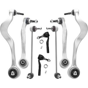 ASTARPRO - 8pc Front Suspension Kit Lower Control Arm with Ball Joint Sway Bar Link Outer Tie Rod End Compatible with 2004-2010 BMW E60 525i 528i 530i 535i 545i 550i M5