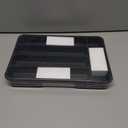 Kitsure Cutlery Drawer Organiser for Kitchen - Adjustable Cutlery Tray for Effortless Utensil Sorting, Versatile Kitchen Storage & Organisation Solution, 12.13" x 1.54" x 8.07"~13.90", Black (Medium)