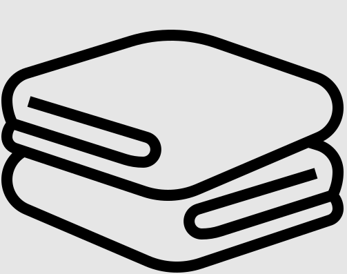 Bath Towel Set of 2, Dark Green