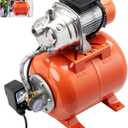 3/4 HP Shallow Well Jet Pump,850 GPH Flow Rate,115V Auto Pressure Switch with Stainless Steel Tank for Lawn, Car Washing, Home Irrigation, Veggie Garden & Landscaping Watering, Winter-Proof Design