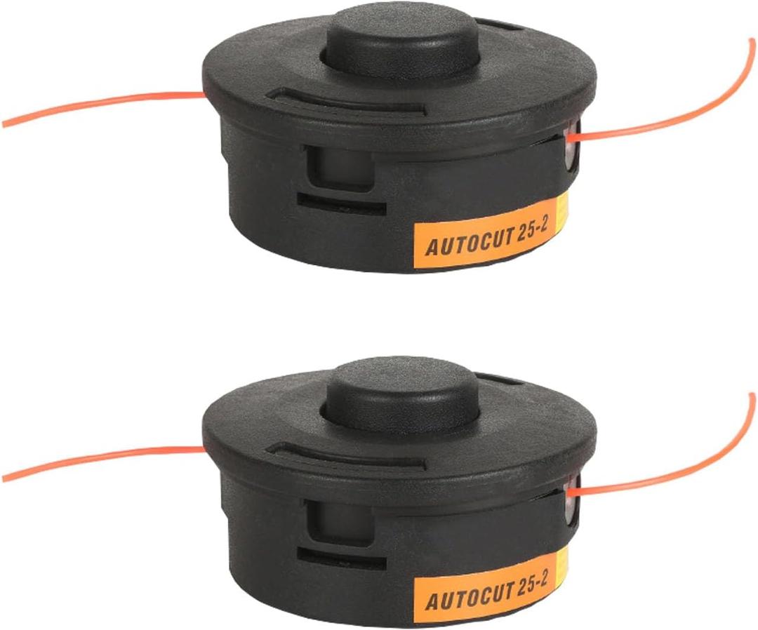 25-2 Bump Feed Trimmer Head 2PCS Compatible with Stihl FS55 FS55R FS56 FS70 FS70R FS80 FS85 FS90 FS90R FS91R FS94R FS110 FS120 FS130 Replace OE 4002 710 2191 4002 710 2108