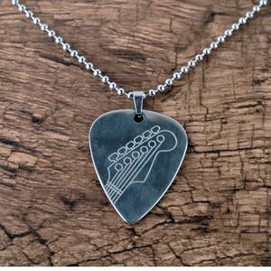 Guitar Pick Necklace, Stainless Steel Guitar Picks, Music Note Pendant Jewelry, Guitar Picks Plectrum, Guitar Accessories For Music Lovers Gifts
