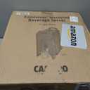 Cambro 250LCD131 Camtainer 2.5 Gallon Dark Brown Insulated Beverage Dispenser Black