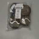 SlowTon Dog Shoes for Large Small Medium Dogs - Breathable Dog Boots for Summer Hot Pavement, Paw Protector for Outdoor Walking Winter Snow, Anti-Slip Rubber Dog Booties for Hardwood Floor (LBR, 8)