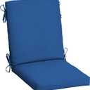 Arden Outdoor Dining Chair Cushion, 20 in x 20 in, Weather-Proof, Rain-Proof, Fade Resistant Patio Cushion for Patio, Dining, or Rocking Chairs 20 x 20, Cobalt Blue Texture