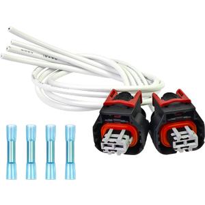 2PCS L5P Injector Pigtail Connector PT3739 Multi-Purpose Pigtail Kit Fit for Duramax L5P Engine V8 6.6L Original Equipment Compatible for Chevy Colorado Express Silverado,GMC Canyon Sierra Savana