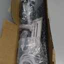 2 Pack Black Curtain Rods for Windows 28 to 48 inch, 5/8 inch Small Cafe Window Curtain Rods, Short Drapery Rod for Bedroom Kitchen (Size 30-50 Inch, Matte Black)