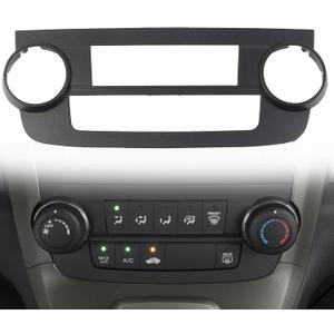 Dasbecan AC Control Panel Center Dash Vent Trim Compatible with Honda CR-V CRV 2007-2011, Air Conditioning Outlet Frame Bezel (Manual A/C)
