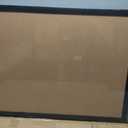 U Brands Cork Bulletin Board, 24'' x 36'', Black Wood Frame, 23" x 35"