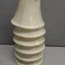 Wellmet Chandelier Shades, ONLY FOR CANDELABRA BULBS, Clip-on Fitter Lamp Shades, 3" X 6" X 5", 6 pcs Set (Cream white)