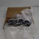 KHJCXS Metal Wall Art Modern Minimalist Metal Flowers Indoor Decor Horizontal Wall Art Iron Artwork,for Over Door,Bedroom,Living Room,Kitchen,Officel Scroll Decor(Black)