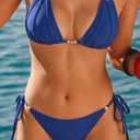 Cupshe  Portofino Plans Blue Bikini Set, S