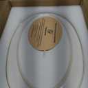 famiware Serving Platter, Oval 15.59/14.3/12.9inch Serving Dishes for Entertaining, Serving Bowls, Dishwasher Safe, Stoneware Serving Trays for Party, Food, Turkey, Cheese, Reactive Glaze, Matte White