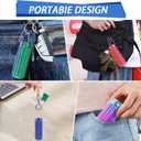 3 x Little Ouchies Pain Fidget  Spiky Sensory Roller for Adults, 3D Printed Tactile Stim Keychain, Discreet Pocket-Sized Ouchies Fidget Toy for Anxiety Relief, Focus & Emotional Grounding (Red Gold, M)