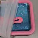 Rolled Ice Cream Maker Machine - Perfect for Home & Parties UseDIY Manual Rolled Ice Cream Tray - Ice Cream Machine for Delicious Hand-Rolled Desserts (Pink)