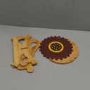 Drink Dispenser Stand, Beverage Dispenser Stand and Plant Stand, Fit Max 7.87 Inch Diameter of Glass Drink Dispenser, Plant Pot, Water Jugs, Water Pitcher and Containers, Natural Bamboo Wood