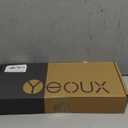 Desktop Black Glass Dry Erase Board with Wood Organizers for Small Office Supplies, Desk Whiteboard with Drawer for Home Office Cubicle, Accessories Included, Yeoux