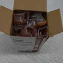 Chair Leg Floor Protectors Square Chair Leg Protectors for Hardwood Floors Silicone Caps Felt Strengthen Bottom Protection Anti-Scratch Reduce Noise 32 Pack Clear Square M Fit:13/16" to 1" (20-26mm)