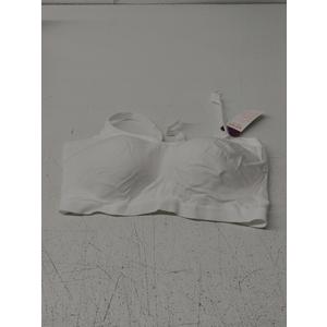 Warner's Women's Blissful Benefits Underarm-Smoothing with Seamless Stretch Wireless Lightly Lined Comfort Bra Rm3911w (XX-Large, White)