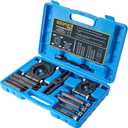 KOOPOOL 12-Piece Bearing Puller, Wheel Hub Puller Set, Wheel Bearing Removal Tool, Blind Bearing Puller, 5 Ton Capacity Bearing Separator with 2 and 3 Bearing Separator Jaws