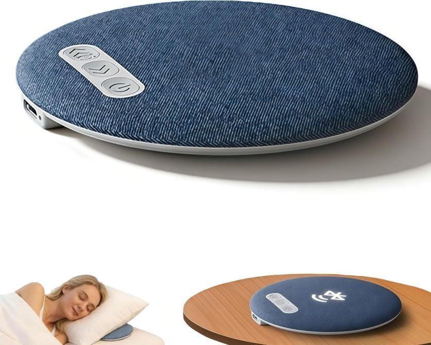 2026 New Sleep Pillow Speaker,Under Pillow Speaker Bluetooth,Comes withVolume Control & Auto-Off Timer,Wireless Sleep,Ideal for People who Sleep on Their Side (A)