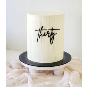 Thirty Cake Topper,Happy 30th Birthday Cake Decors - Funny 30th Anniversary - 30 Years Old Party Decorations Supplies