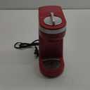 CHULUX Mini Coffee Maker for K Capsule, Single Serve Coffee Maker for One Cup Americano, Lightweight Pod Coffee Machine, Red