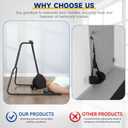 Neck Stretcher Hammock Stand for Neck Decompression, Cervical Traction Device Stand Steel Heavy Duty, Neck Decompressor Neck Stretching Strap Stand Frame for Neck Tension Relief, Stand Only
