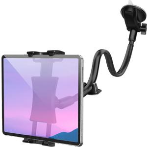 Soporte para parabrisas de automvil, cuello de cisne de brazo largo de 13 pulgadas, soporte de ventosa flexible de 360 para camin SUV, para iPad Pro 12.9/11/10.5/9.7/Air/Mini 6 5 4, Samsung Galaxy,