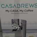 CASABREWS CM5418 Espresso Machine 20 Bar, Compact Espresso Maker with Steam Milk Frother, Stainless Steel Coffee Machine with 34oz Removable Water Tank for Cappuccino, Gift for Women or Men, Silver