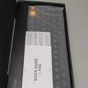 nuphy Air75 V3 Hot Swappable Wireless Mechanical Keyboard, 84 Keys 75% Custom Low Profile Keyboard with Knob, RGB Backlit, Gasket Mounted, Support Bluetooth/2.4GHz/USB-C,Black-Blush Nano