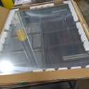 Mirrorons Beveled Mirror, Wall Mirror 40" x 32", Frameless Rectangle Bathroom Vanity Mirror with Beveled Edge, Hangs Horizontally or Vertically. Upgraded Shatterproof