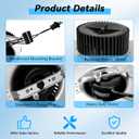 S97015162 Motor Assembly Compatible with Broan NuTone Bathroom Fans - Fits 678 678-G 2678F-A 683-C 683L-A 679 763N 696N - 110 CFM 4.0 Sones Exhaust Replacement Part, 120V