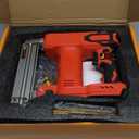 BROVR 18 Gauge Brad Nailer Cordless for DE WALT 20V Battery (No Battery), 2 in 1 Staple Gun/Nail Gun Battery Powered with 2000 Nails for Wood, Drive up to 1-1/4 in Nails & Crown 7/8 in Staples, Red