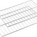 2 Pcs Upgraded WB48X20249 Oven Rack Replacement for GE Stove Oven Parts, 23.7" x 16.1" Rack-flat for GE Range Oven Parts 304 Stainless Steel Oven Wire Rack Hotpoint Stove Parts Oven Rack